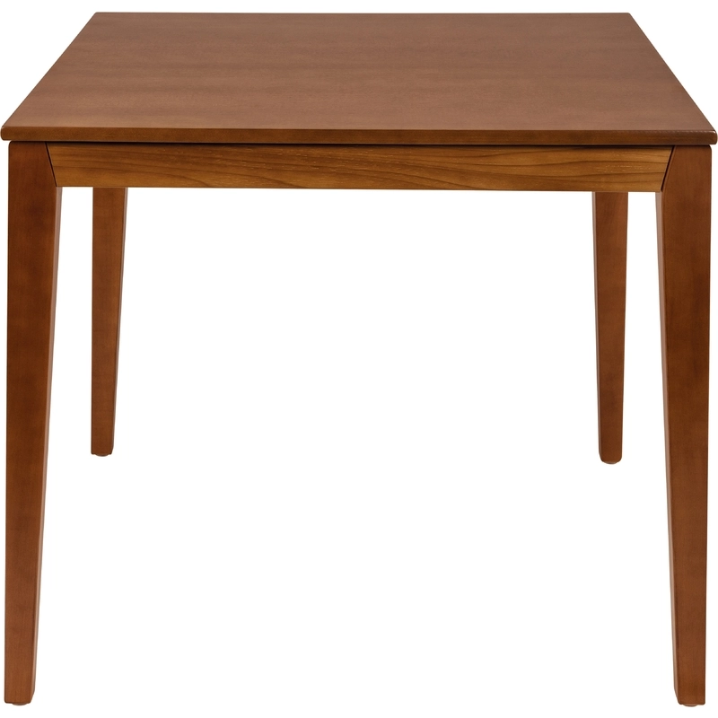 Mesa Tramontina London Quadrada em Madeira Tauari Amêndoa 4 Lugares 80 cm
