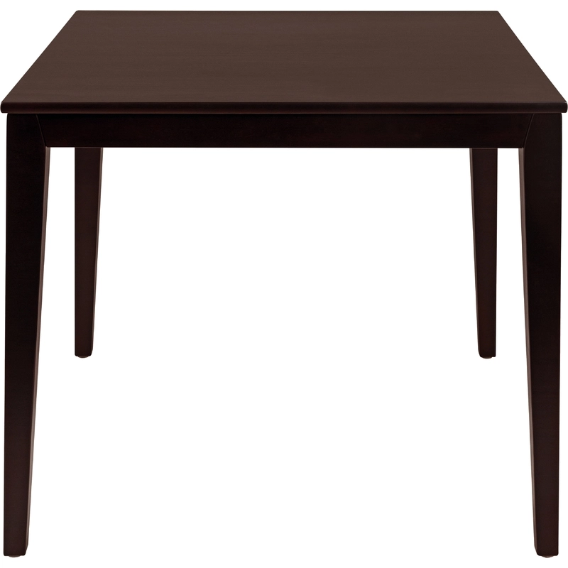 Mesa Tramontina London Quadrada em Madeira Tauari Castanho Escuro 4 Lugares 80 cm
