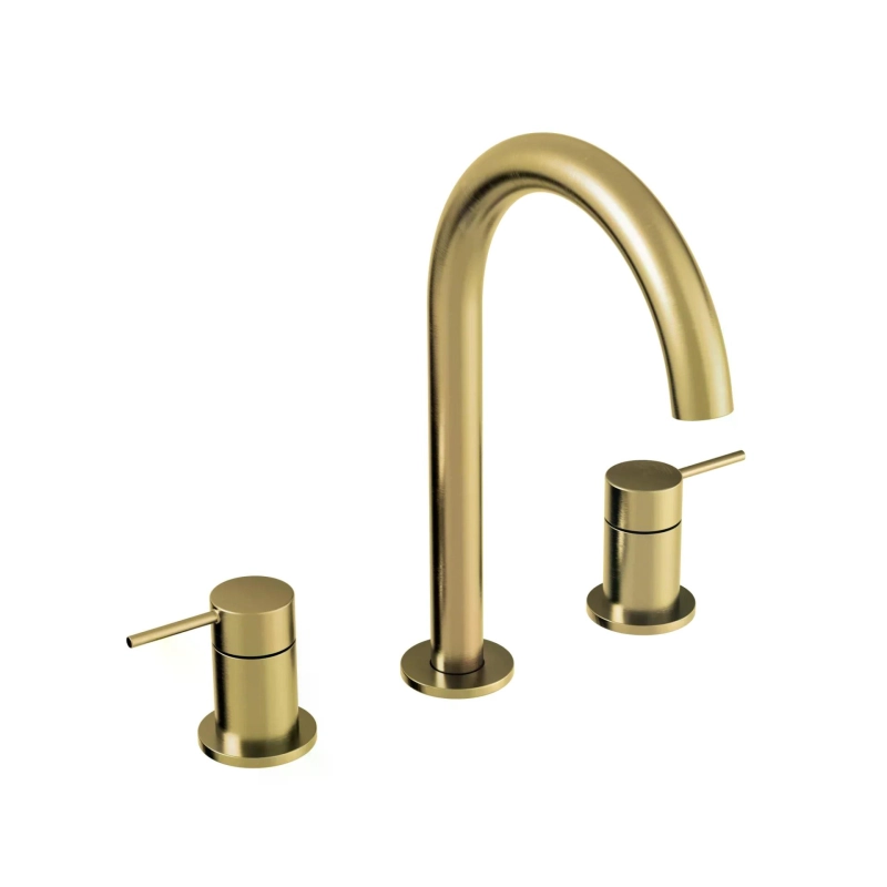 Misturador de Bancada para Lavatório Loop - Brushed Gold