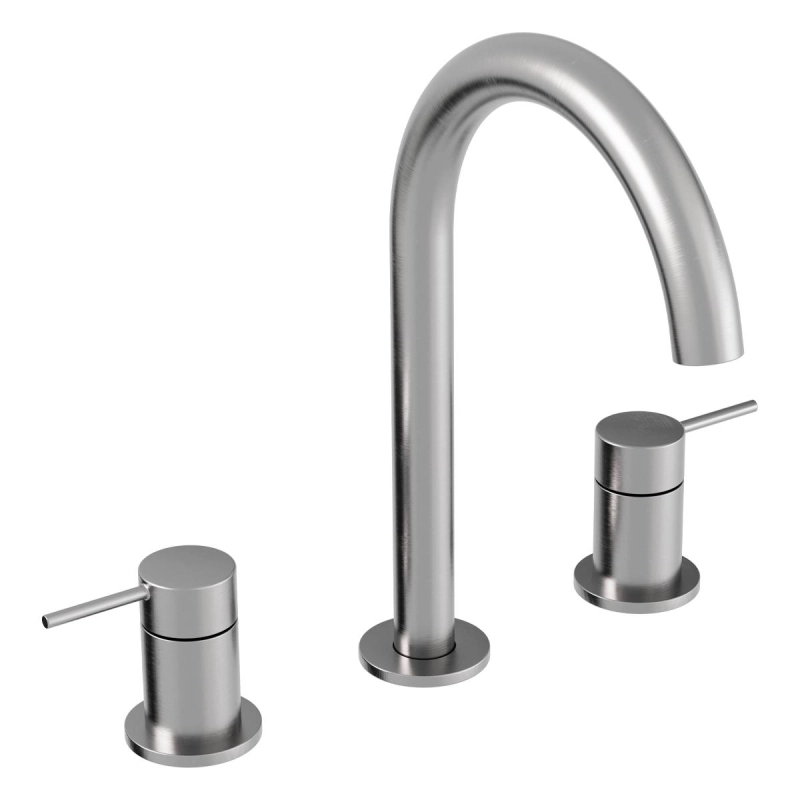 Misturador de Bancada para Lavatório Loop - Brushed Nickel