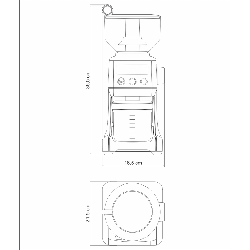 Moedor de Café Tramontina by Breville Express em Aço Inox 60 Níveis de Moagem 220 V