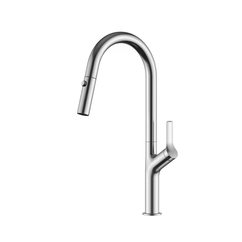 Monocomando de Cozinha Pull-Out Neora - Brushed Gold