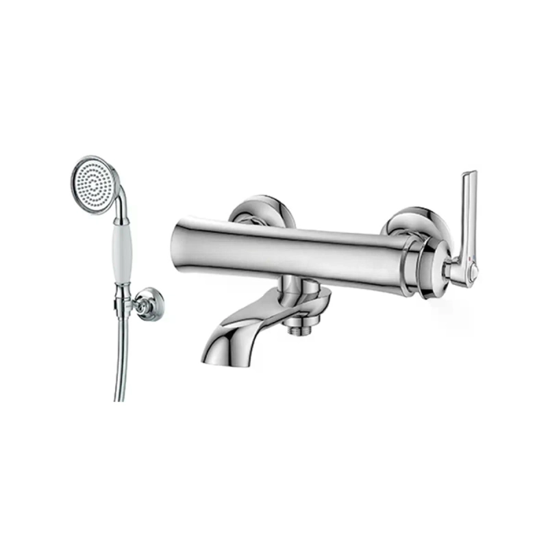 Monocomando de Parede para Banheira com Ducha Manual Ever - Chrome