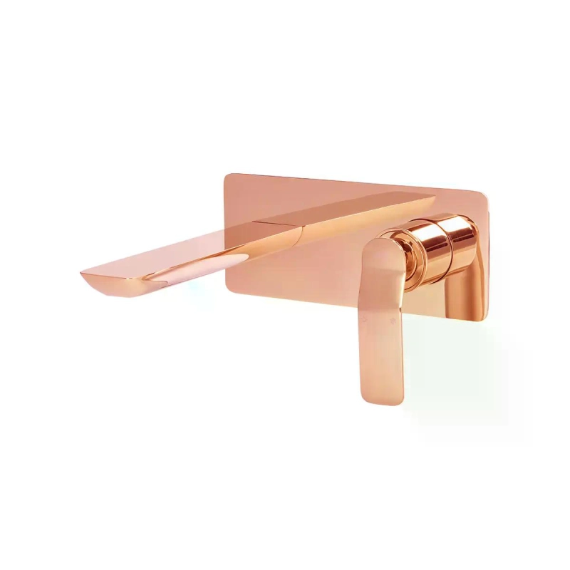 Monocomando de Parede para Lavatório Rainbow - Rose Gold