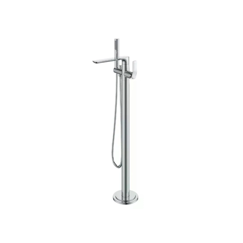 Monocomando de Piso para Banheira Rainbow - Chrome