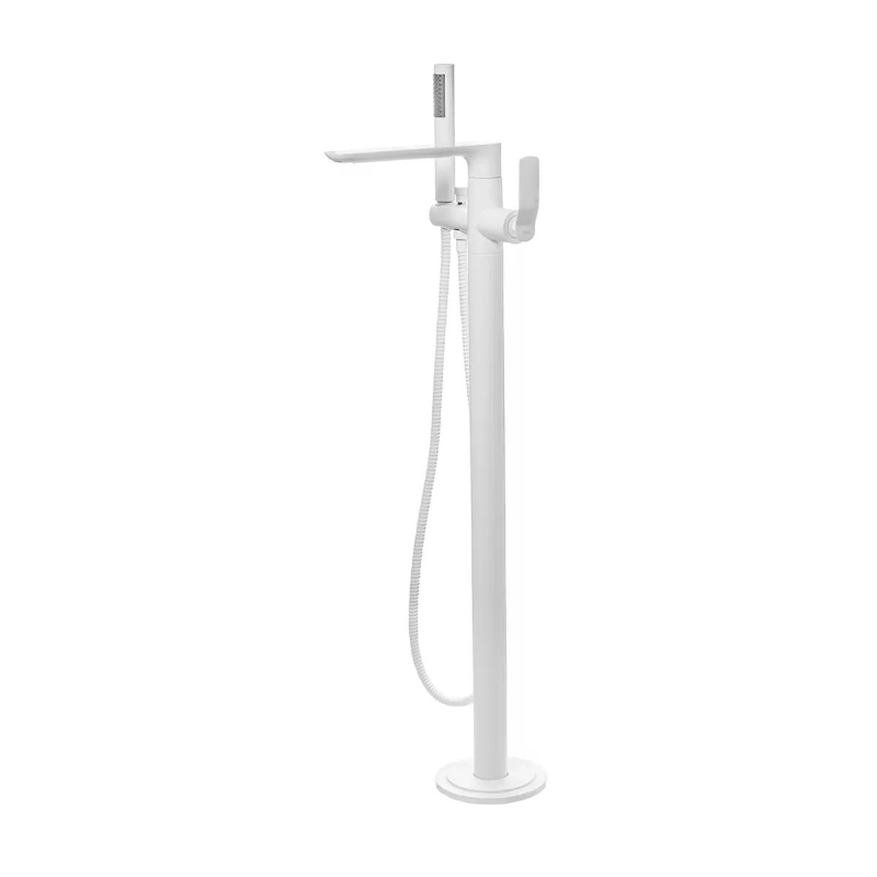 Monocomando de Piso para Banheira Rainbow - Matt White