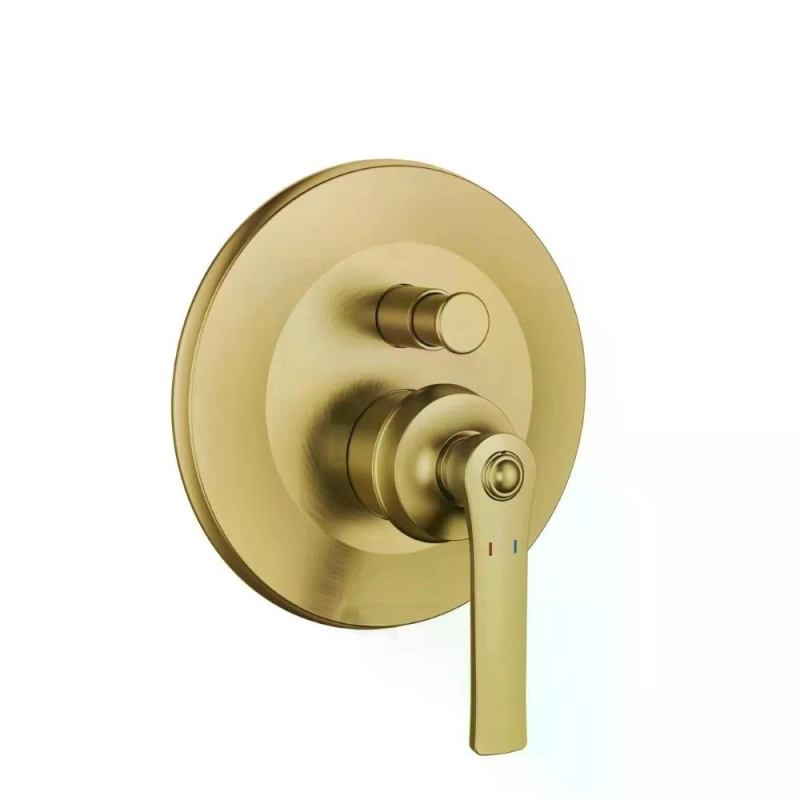 Monocomando para Chuveiro com Desviador Ever - Brushed Gold