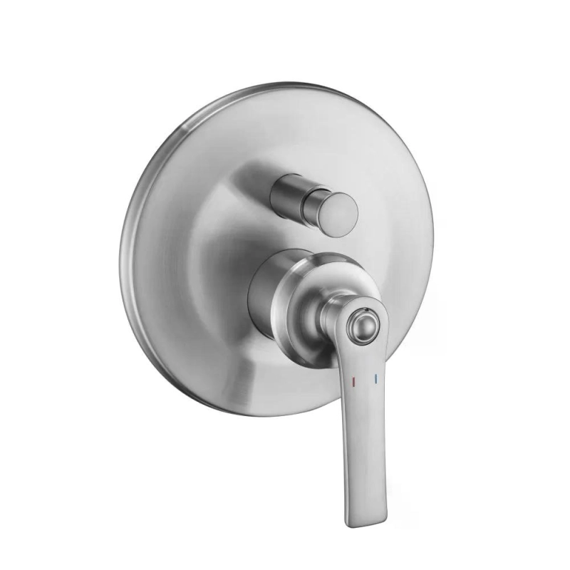Monocomando para Chuveiro com Desviador Ever - Brushed Nickel