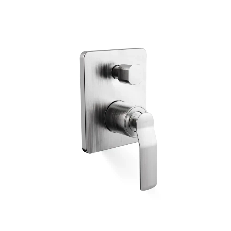 Monocomando para Chuveiro com Desviador Rainbow - Brushed Nickel