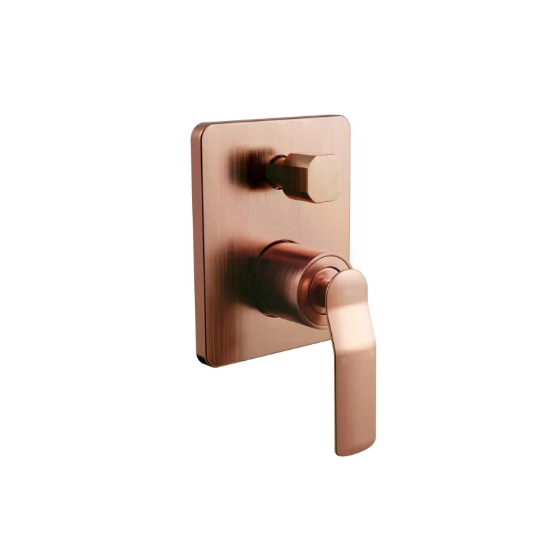 Monocomando para Chuveiro com Desviador Rainbow - Brushed Rose Gold