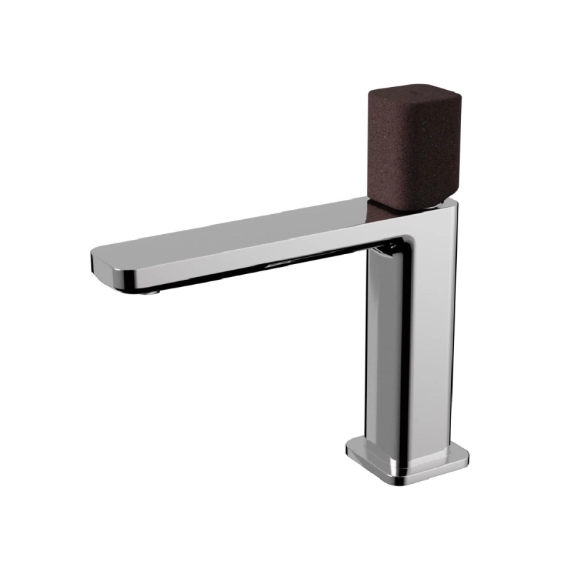 Monocomando para Lavatório 121 mm Rivvo GeoStone - Dark Red Terrazzo