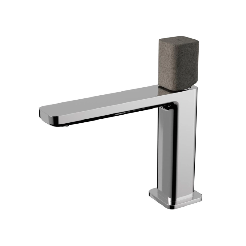 Monocomando para Lavatório 121mm Rivvo GeoStone - Chrome