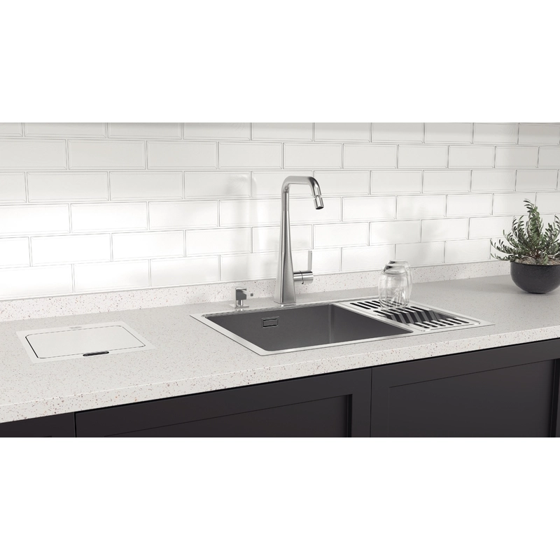 Monocomando Tramontina Design Collection Obelisk em Aço Inox