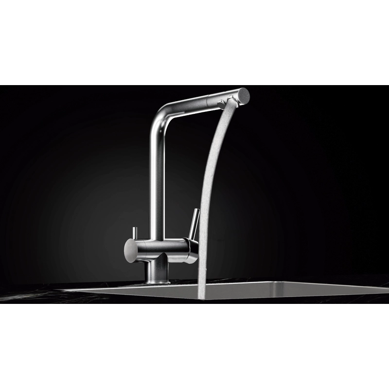 Monocomando Tramontina Monde Filter Ultra em Aço Inox com Saída Adicional para Água Filtrada + Filtro