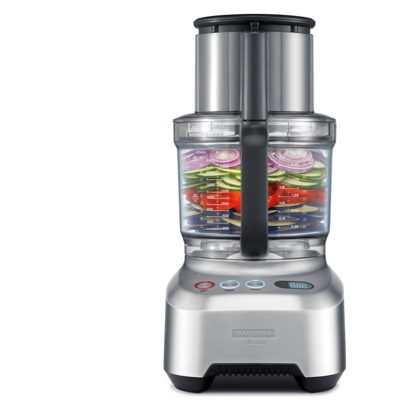 Multiprocessador Tramontina by Breville Slice Pro em Alumínio Fundido Fosco 1200 W 3,7 L 220 V