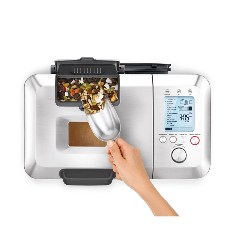 Panificadora Tramontina by Breville Pan Express em Aço Inox com Timer 127 V