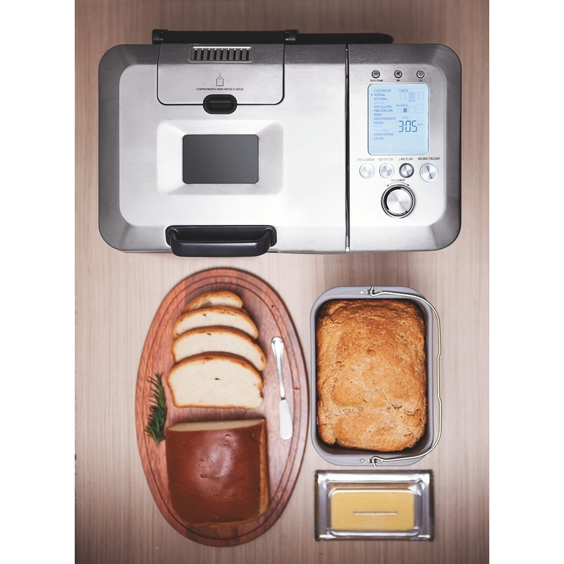 Panificadora Tramontina by Breville Pan Express em Aço Inox com Timer 127 V