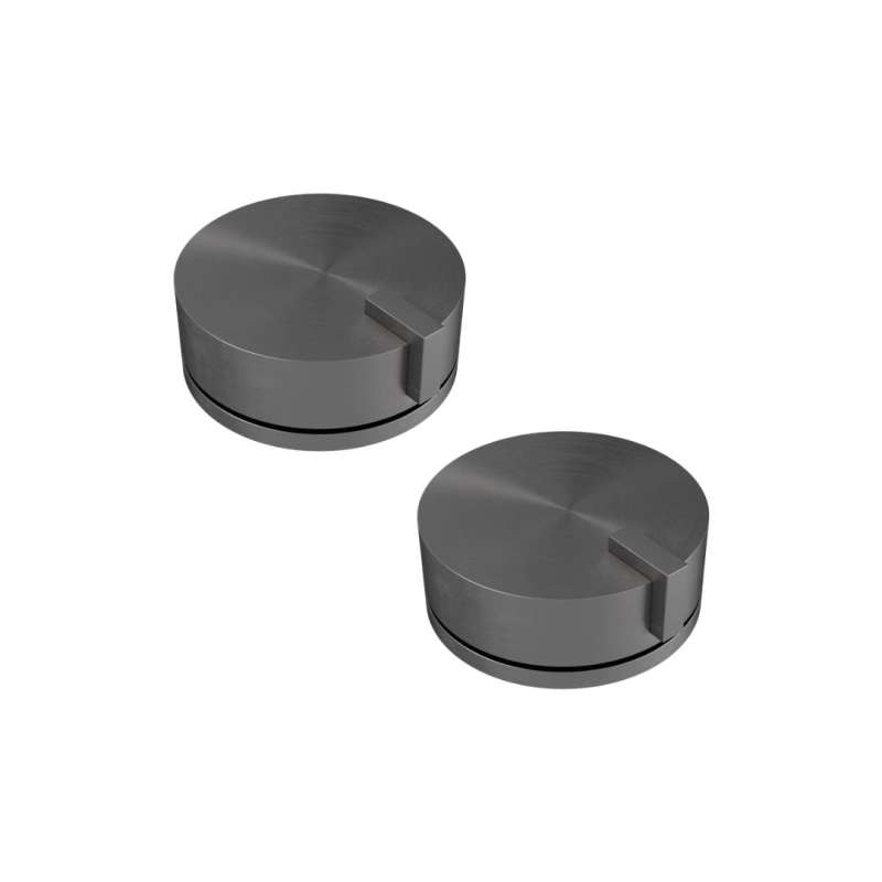 Par de Acionamentos Misturadores de Bancada para Lavatório Quantum - Brushed Nickel