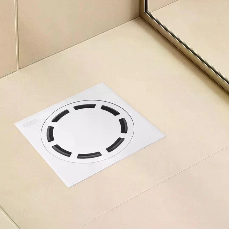 Ralo com Válvula 10cm - Matt White