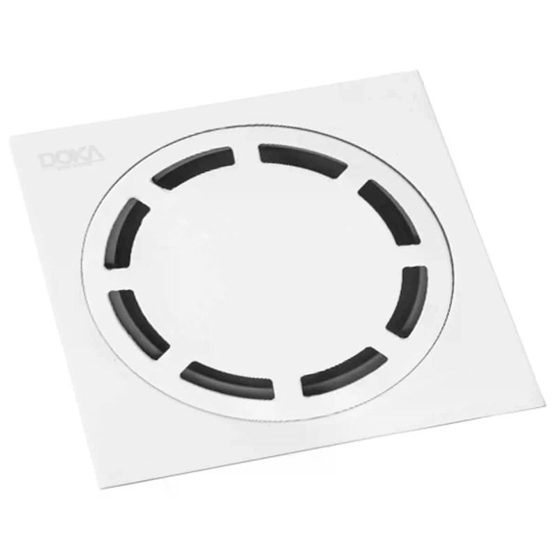 Ralo com Válvula 10cm - Matt White