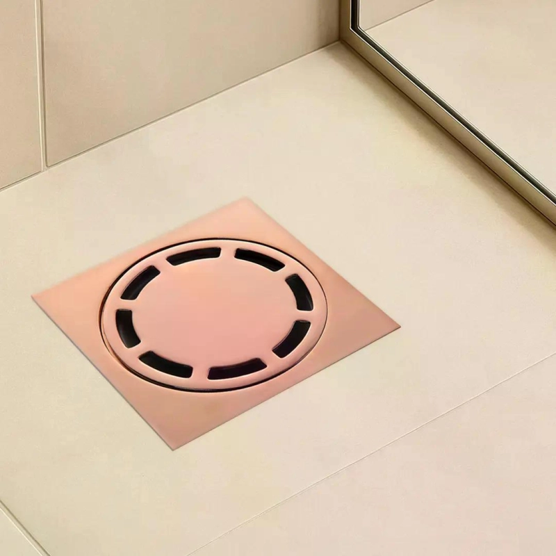 Ralo com Válvula 10cm - Rose Gold