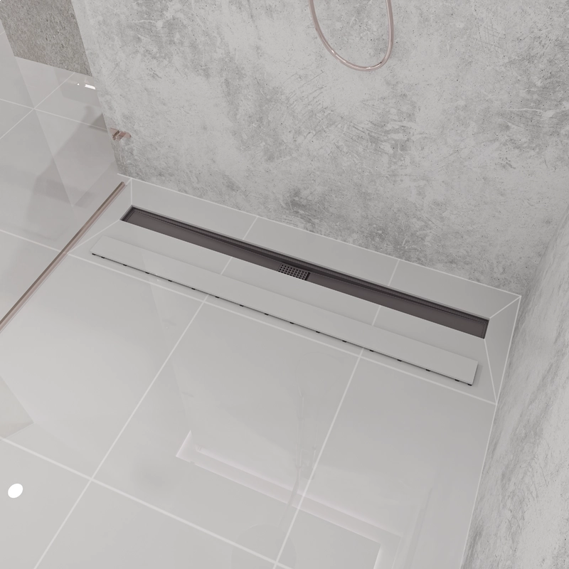 Ralo Neo Hidden Tramontina em PVC 7,5 x 70 cm