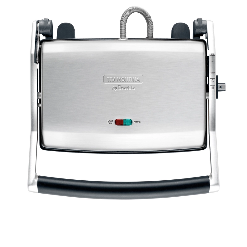 Sanduicheira Tramontina by Breville Express em Aço Inox Fosco com Chapa Flutuante 127 V