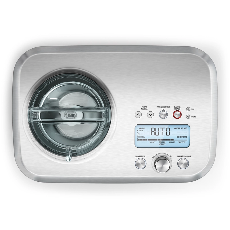 Sorveteira Tramontina by Breville Express em Aço Inox 12 Funções 1 L 127 V