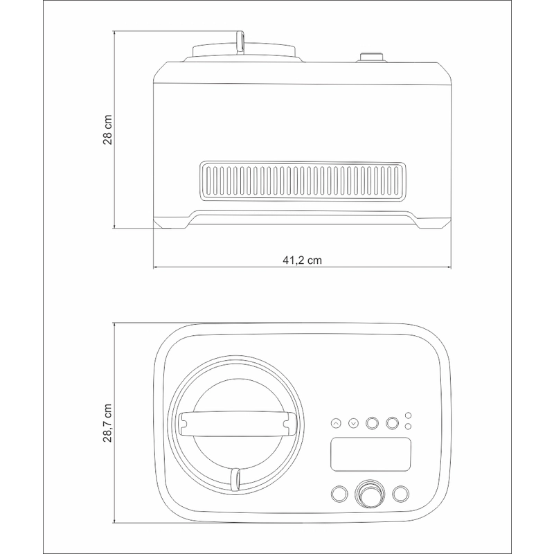 Sorveteira Tramontina by Breville Express em Aço Inox 12 Funções 1 L 127 V