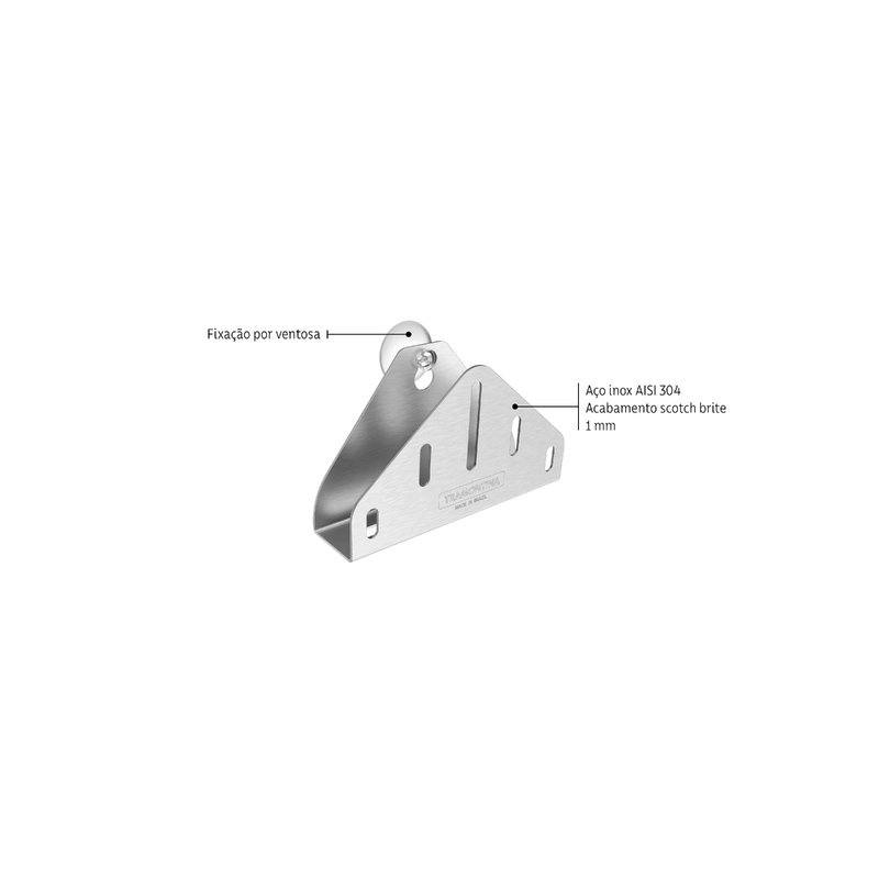 Suporte para Esponja de Lavar Louça Tramontina em Aço Inox