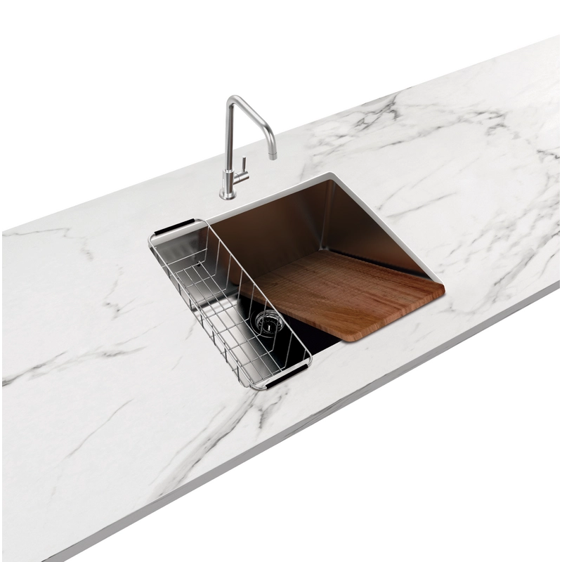 Tanque de embutir Tramontina Jumbo 92 L em Aço Inox 60x50 cm
