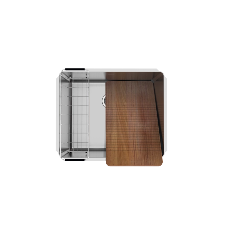 Tanque de embutir Tramontina Jumbo 92 L em Aço Inox 60x50 cm