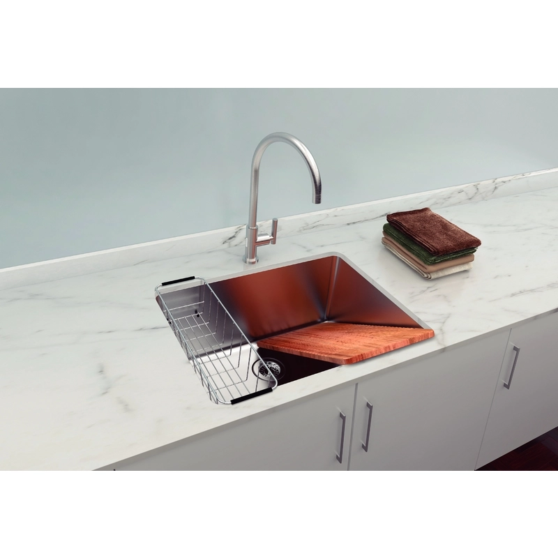 Tanque de embutir Tramontina Jumbo 92 L em Aço Inox 60x50 cm