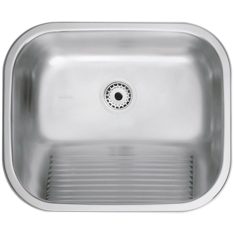 Tanque de Encaixe Tramontina Hera 34 L em Aço Inox Escovado 50x40 cm