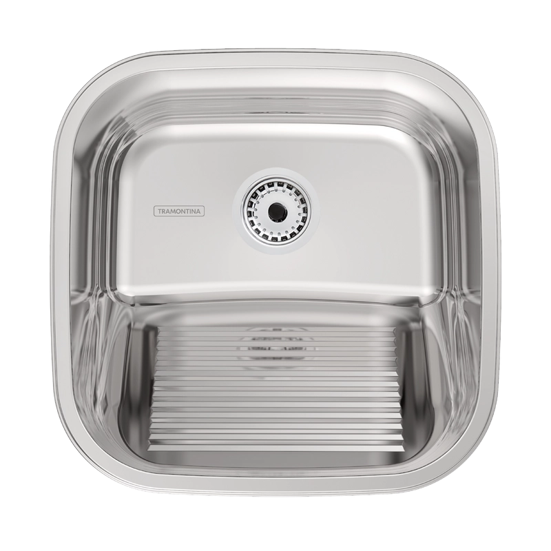 Tanque de Encaixe Tramontina Hera Compact 25 L em Aço Inox Polido 40x40 cm