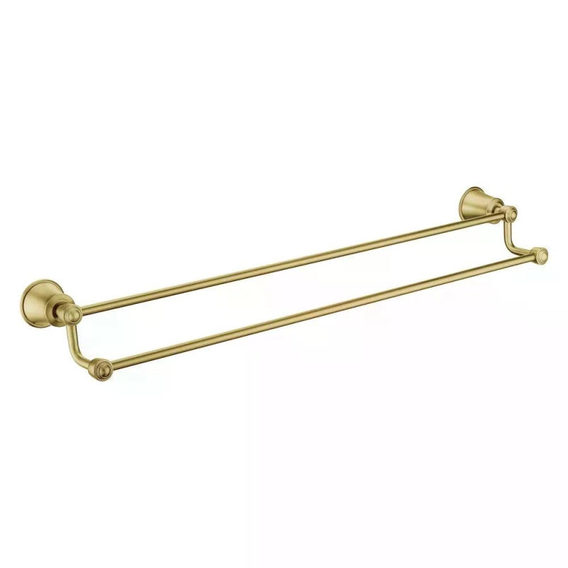 Toalheiro Duplo Ever - Brushed Gold