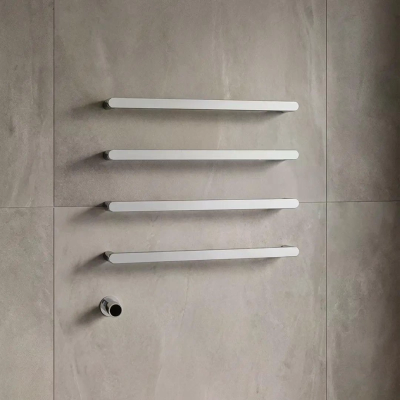 Toalheiro Térmico com Base Embutida - Chrome