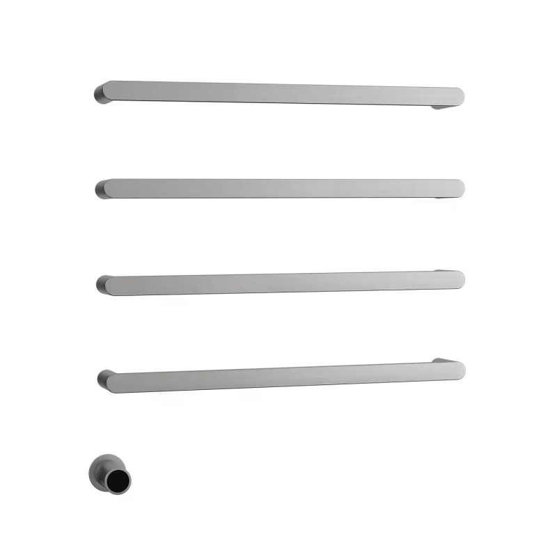 Toalheiro Térmico com Base Embutida - GunMetal