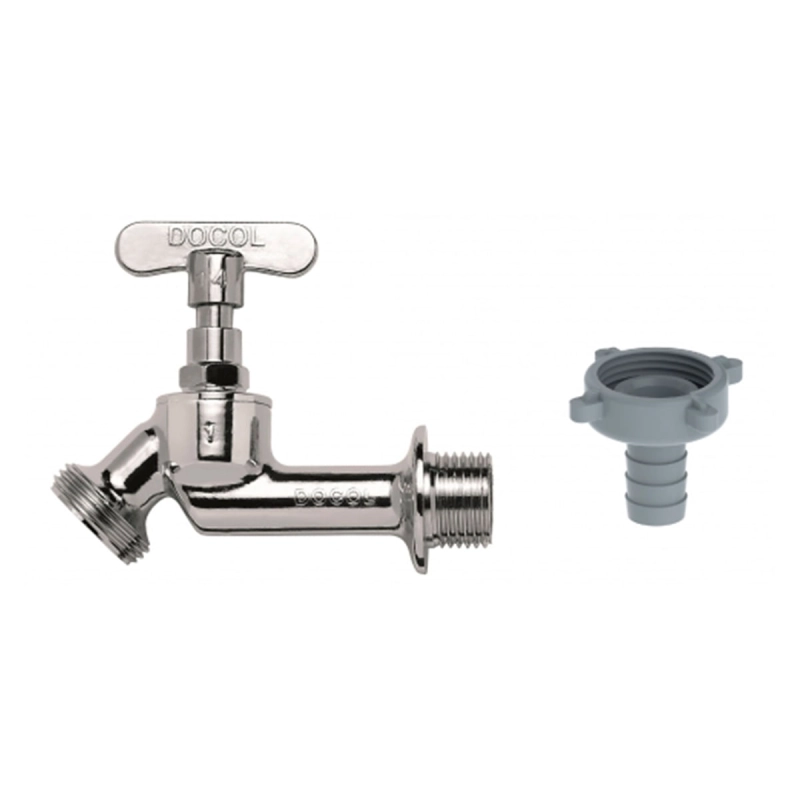 Torneira angular 1122 para jardim 1/2" e 3/4" latão
