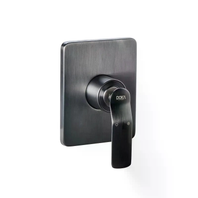 Acabamento para Monocomando de Chuveiro Rainbow – Base Deca - GunMetal