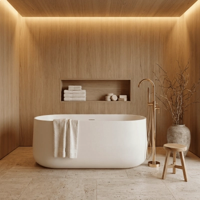 Banheira Camburi Matt White