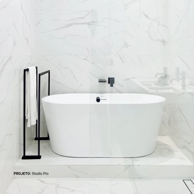 Banheira Gamboa Glossy White
