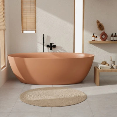 Banheira Itajaí 2 Soft Terracota (Fosca Colorida)