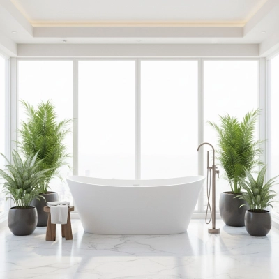 Banheira Porto Belo Matt White