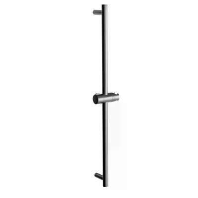 Barra Deslizante Redonda para Kit de Ducha Manual - GunMetal