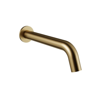Bica de Parede para Banheira Quantum - Brushed Gold
