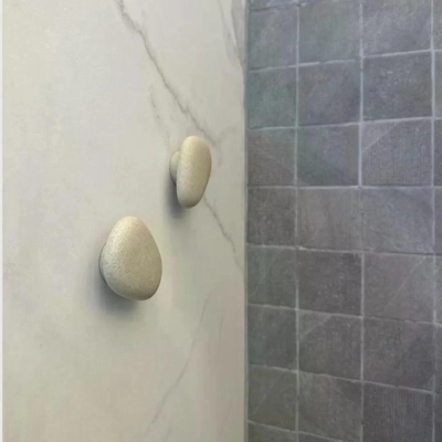 Cabide GeoStone - Off White Terrazzo