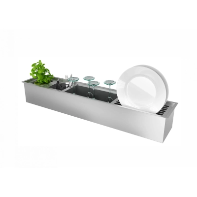 CANAL ORGANIZADOR GREY COM ACESSÓRIOS