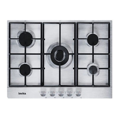 COOKTOP INVITA A GÁS INOX 70 CM BIVOLT