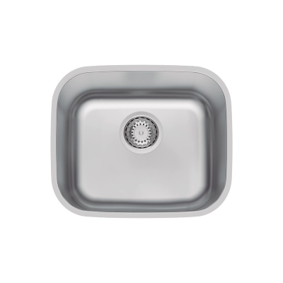 Cuba de embutir Tramontina Lavínia Plus 40 BL em Aço Inox Escovado 40x34 cm com válvula de 4 1/2"
